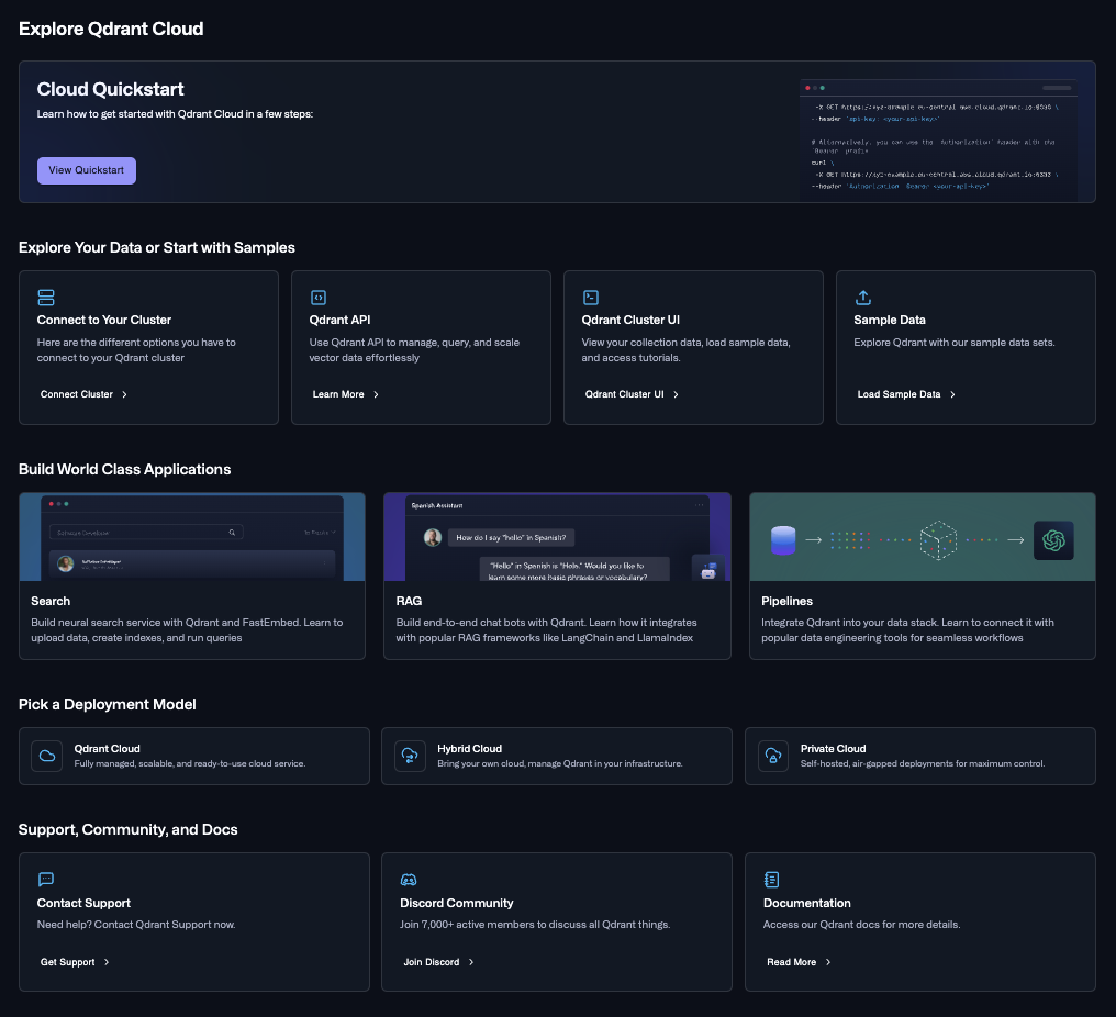 Image of Get Started webpage